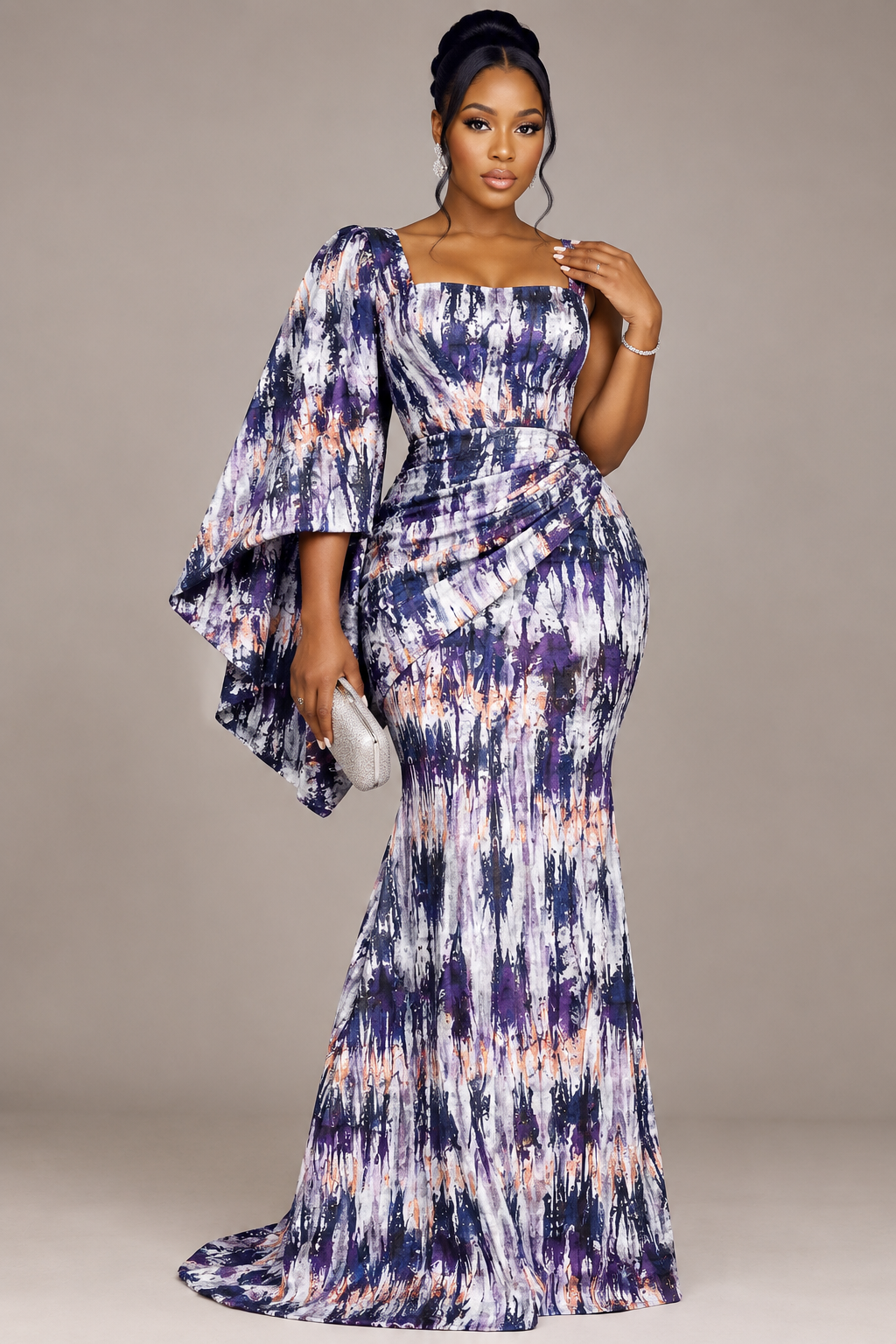 Indigo Rain Adire fabric image 4