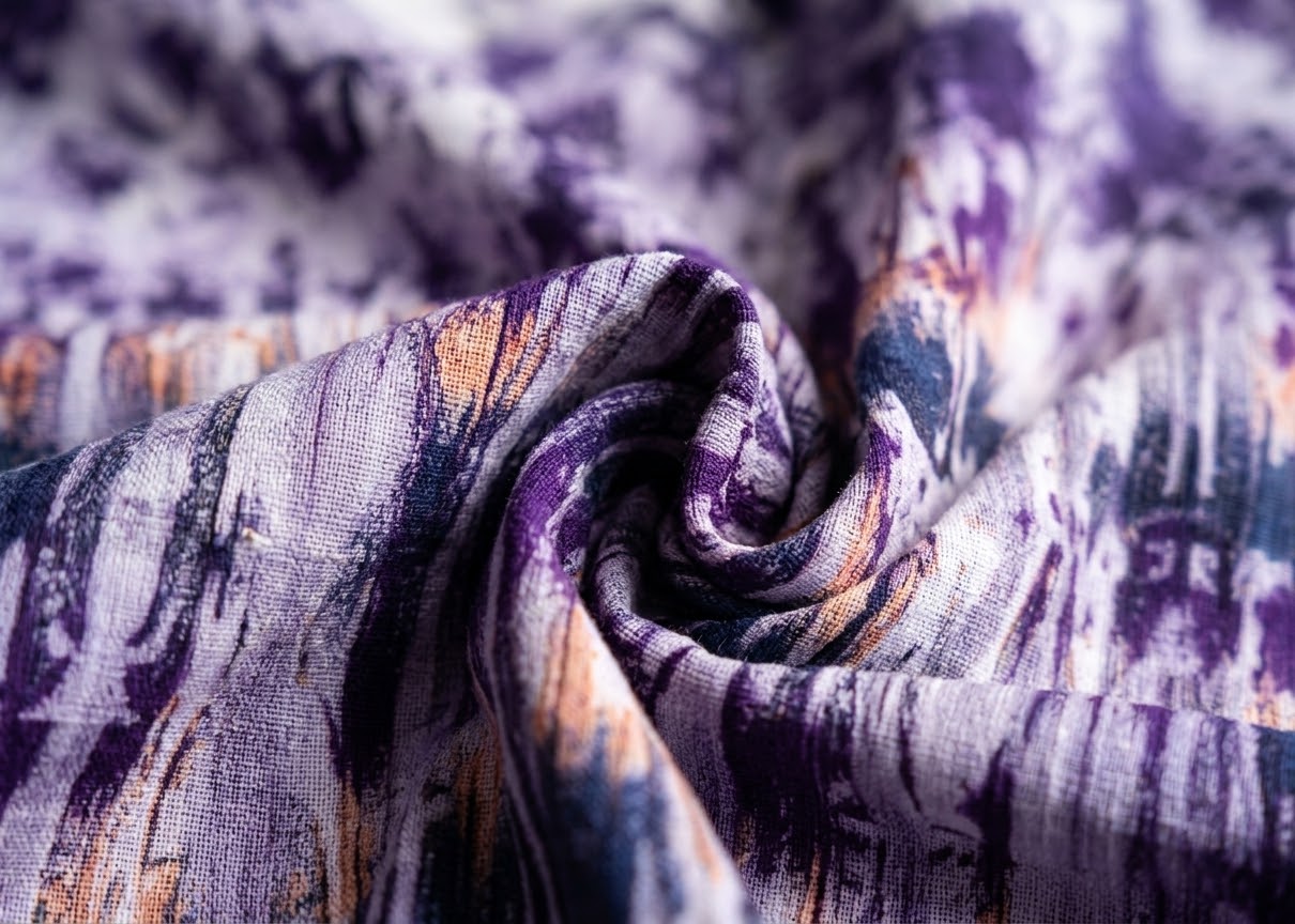 Indigo Rain Adire fabric image 2