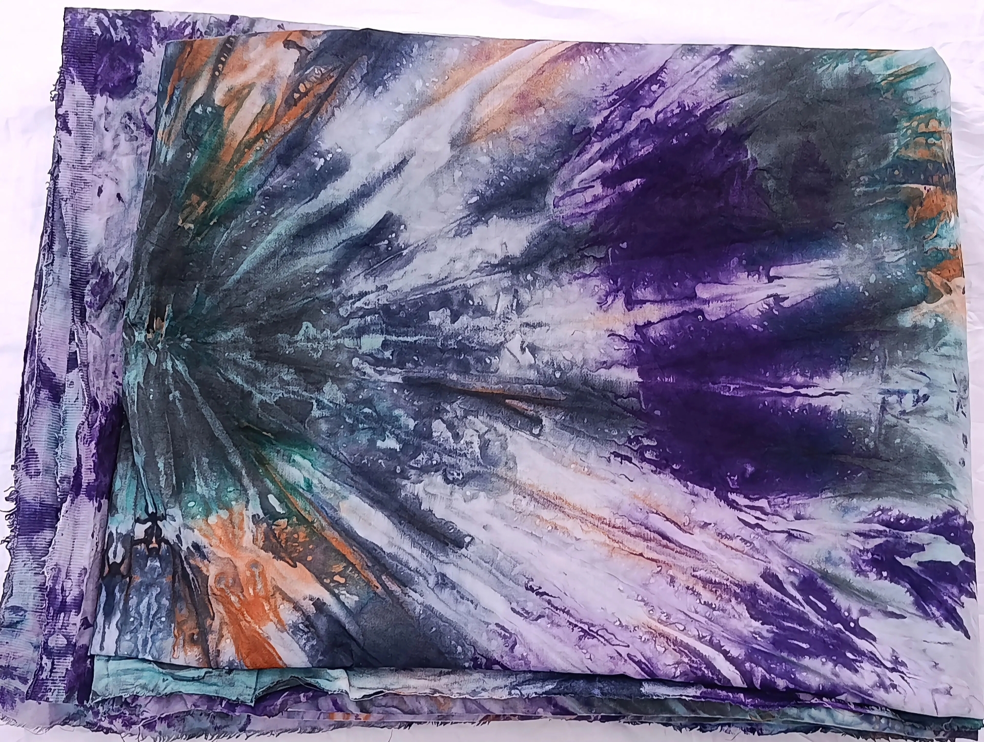 Royal bloom Adire fabric image 3